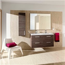 Lavabo Prisma 120 120x45x10 cm Blanc brillant