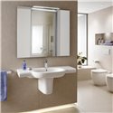Lavabo Meridian 85x46x15 cm Blanc brillant