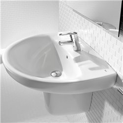 Lavabo Victoria 60x49x19,5 cm Blanc brillant