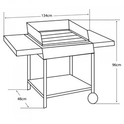 Barbecue charbon Easy 60 CH042T  noir