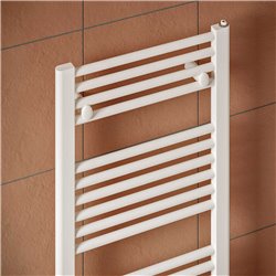 Sèche serviette eau chaude Ares 50 mm 769 Watts, Entraxe 50 mm