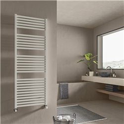 Sèche serviette eau chaude Quadré 50 mm 834 Watts, Entraxe 50 mm