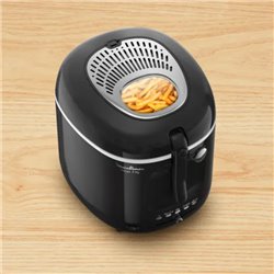 Friteuse Mega XXL 2 kg de frites AM480870 1800 Watts noir Moulinex