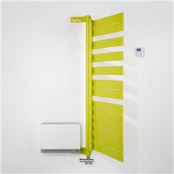 Sèche serviette eau chaude Régate Twist +Air XRR-IFS 809+1000 Watts, Droite
