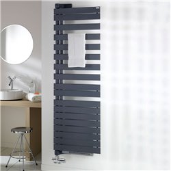 Sèche serviette eau chaude Régate Twist +Air XRR-IFS 809+1000 Watts, Gauche