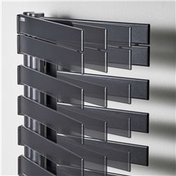 Sèche serviette électrique Régate Twist +Air TXCL-IFS 750+1000 Watts, Gauche