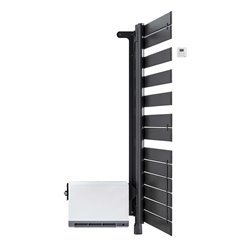 Sèche serviette électrique Régate Twist +Air TXCR-IFS 1000+1000 Watts, Droite