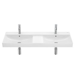 Lavabo Ona 120x46 cm Blanc Brillant