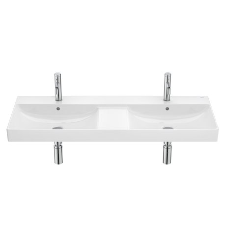 Lavabo Ona 120x46 cm Blanc Brillant