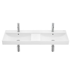 Lavabo Ona 120x46 cm Blanc Mat