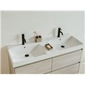 Lavabo Ona 120x46 cm Blanc Mat