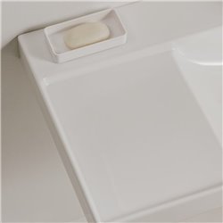 Lavabo Ona 100x46 cm Blanc Mat