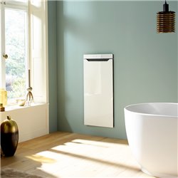 Sèche serviette électrique Zenia AZNL 225+1000 Watts, Gauche Blanc
