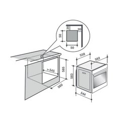 Four pyrolyse SOP6615LB 73 Litres Multifonction