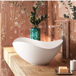 Vasque Ohtake 54x37,5 cm Blanc brillant