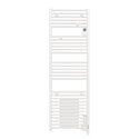 Sèche serviette électrique Doris 750+1000 Watts, Blanc Brillant