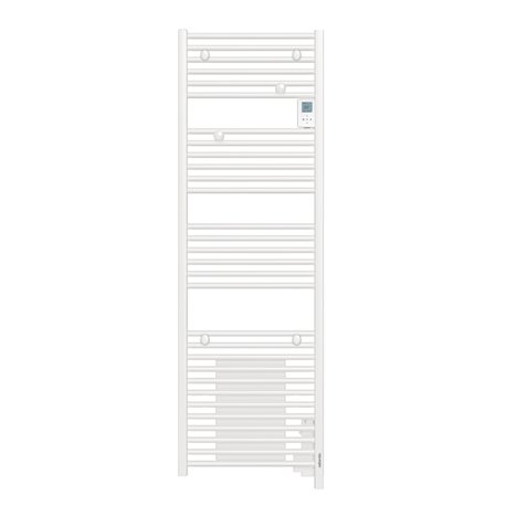 Sèche serviette électrique Doris 1000+1000 Watts, Blanc Brillant