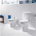Bidet sur pied Victoria Blanc, 35,5x53x38,5 cm, 1 trou percé