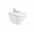 Bidet suspendu The Gap Round Blanc, 31,5x35,5x54 cm, 1 trou percé