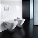 Bidet suspendu The Gap Square Blanc, 35x54x40 cm, 1 trou percé