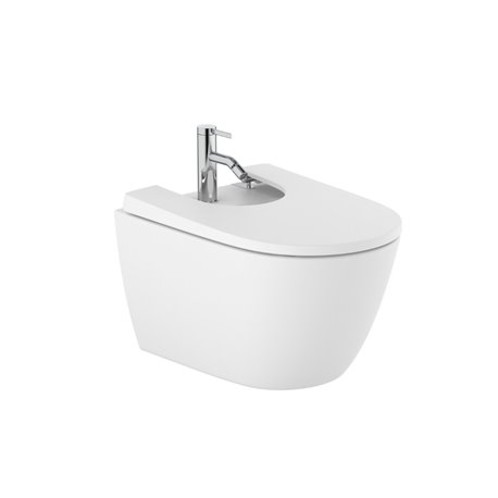 Bidet suspendu Ona Blanc mat, 36x53x29 cm, 1 trou percé Bidet suspendu Ona Blanc mat, 36x53x29 cm, 1 trou percé