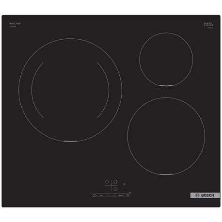 Table de cuisson Série 4 PUJ611BB5E vitrocéramique commandes sensitives