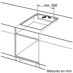 Table de cuisson Série 4 PUJ611BB5E vitrocéramique commandes sensitives