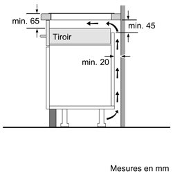 Table de cuisson Série 4 PUJ611BB5E vitrocéramique commandes sensitives