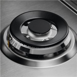 Table de cuisson KGS7536SX gaz commandes manettes