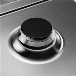 Table de cuisson KGS7536SX gaz commandes manettes