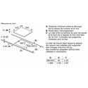 Table de cuisson Série 4 PVQ611BB6E induction commandes sensitives