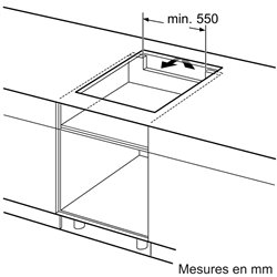 Table de cuisson Série 4 PVQ611BB6E induction commandes sensitives
