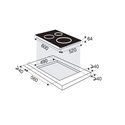 Table de cuisson SPI9544B induction commandes sensitives