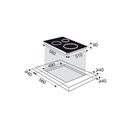 Table de cuisson BPI1639KX induction commandes sensitives