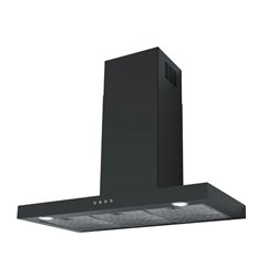 Hotte box Format High Inox 90 cm