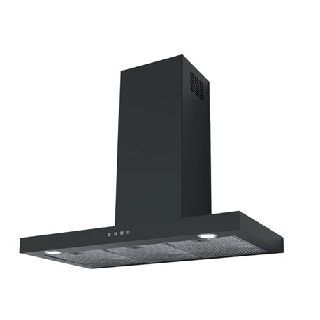 Hotte box Format High Inox 90 cm