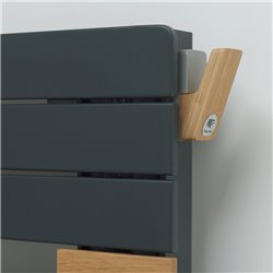 Patère aimantée 498059 bois soutien horizontal