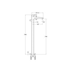 Mitigeur bain douche L90 Chromé