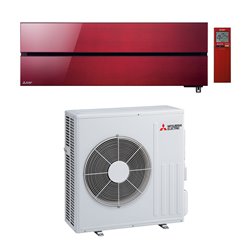 Climatiseur Mural Design Premium 6.8 kWatts Rouge Rubis