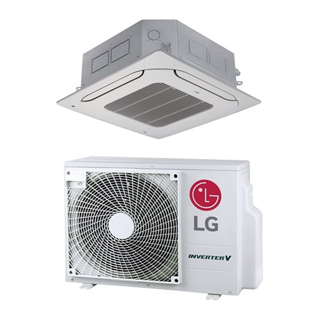 Climatiseur Cassette 4 voies Monophasé 3,2 kWatts R32