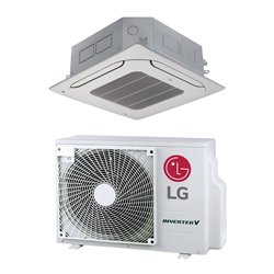 Climatiseur Cassette 4 voies Monophasé 4,1 kWatts R32