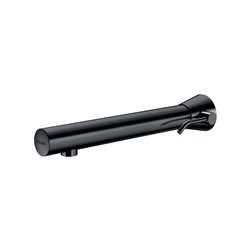 Mitigeur lavabo murale Chrome noir mat L220 mm Traversée de cloison