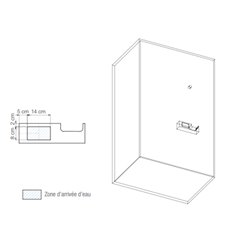Colonne de douche Aquachrome thermostatique chromé