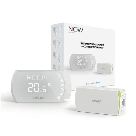 Kit de connexion Irsap Now Boîtier + Thermostat intelligent