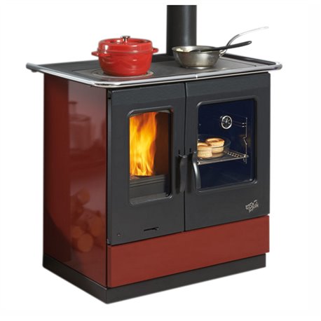 Cuisinière à bois Armonie 241100CARMIN sans bouilleur
