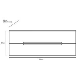 Caisson Ancodesign 1200X500 mm Blanc mat