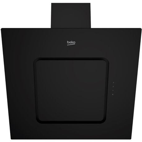 Hotte de cuisine décorative HCA62540B murale 537 m3/h Noir 60 cm