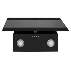 Hotte de cuisine décorative IHVP6.6LMK murale 647 m3/h noir 60 cm