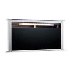 Hotte de plan FDW 260-600 m3/h Noir et Inox 90 cm