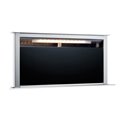 Hotte de plan FDW 260-600 m3/h Noir et Inox 90 cm